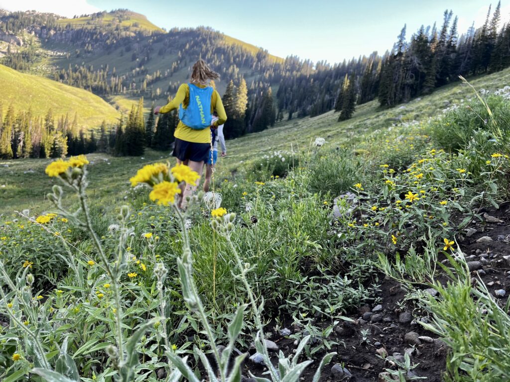 Runners on the Teton Crest Trail