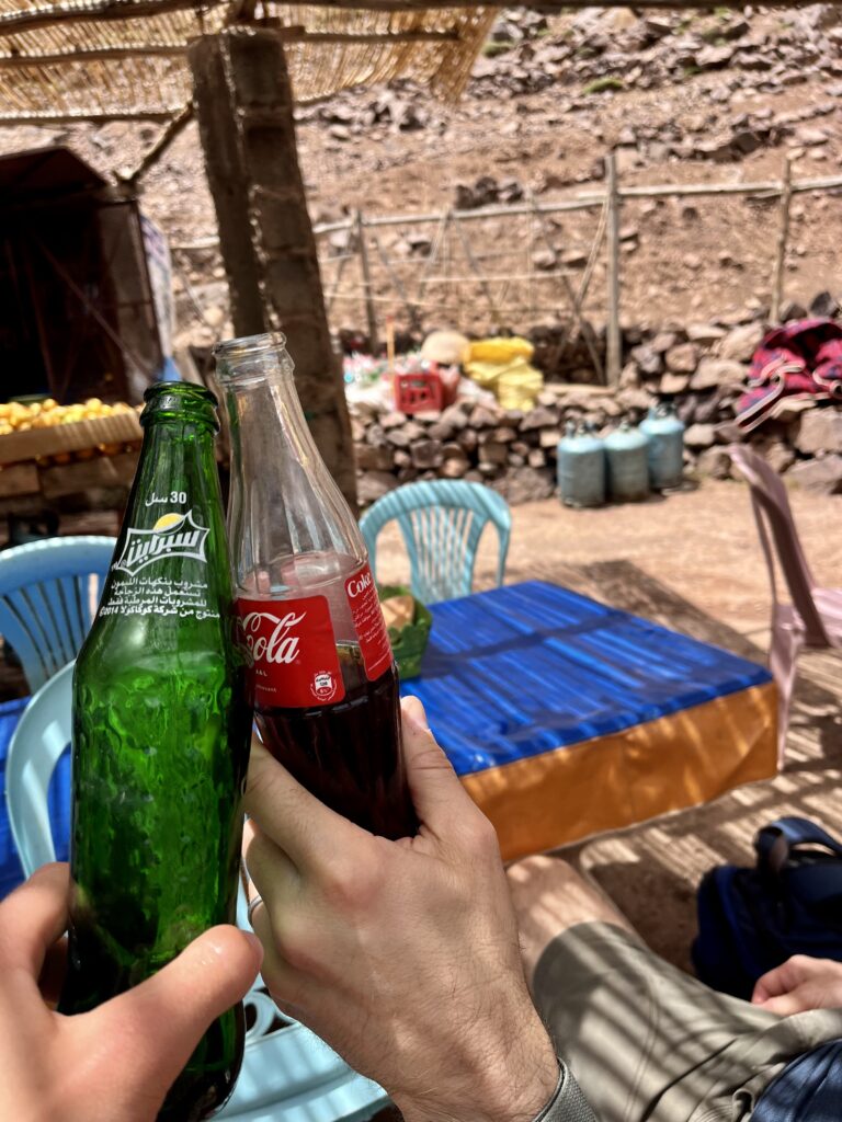 A sprite and coca-cola cheers!