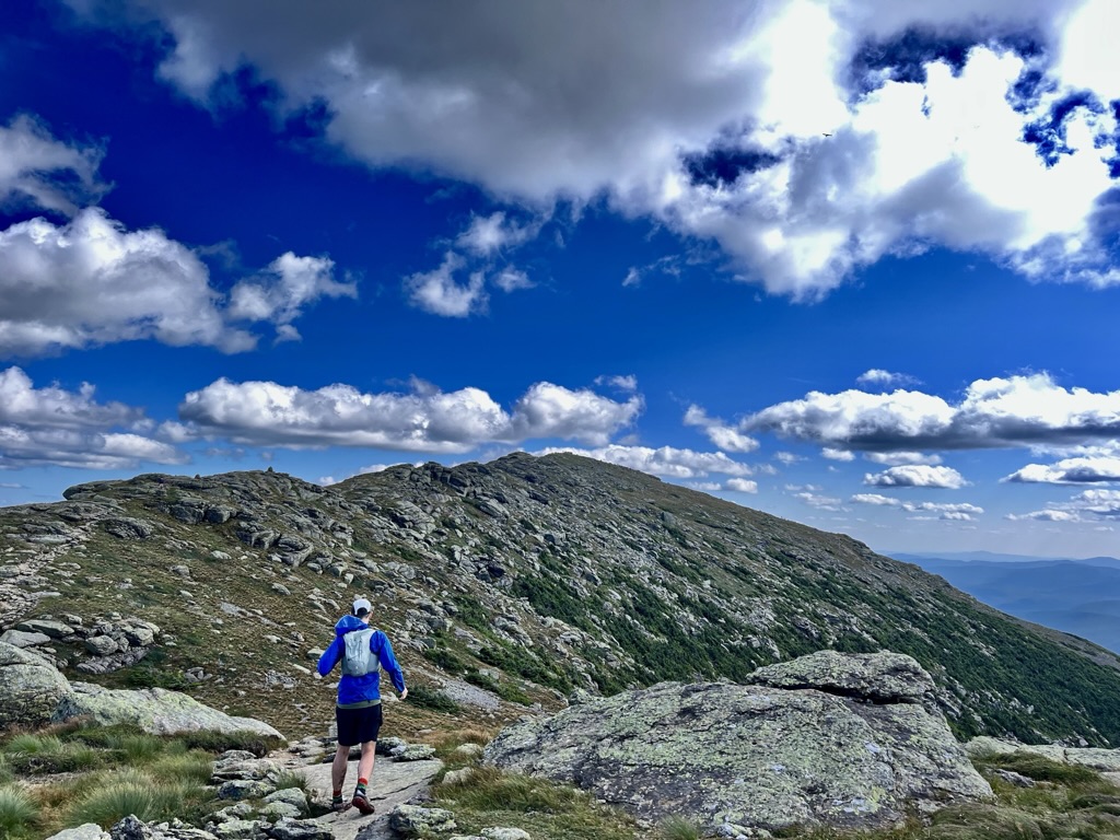 Jim climbing onto Mt. Lafayette