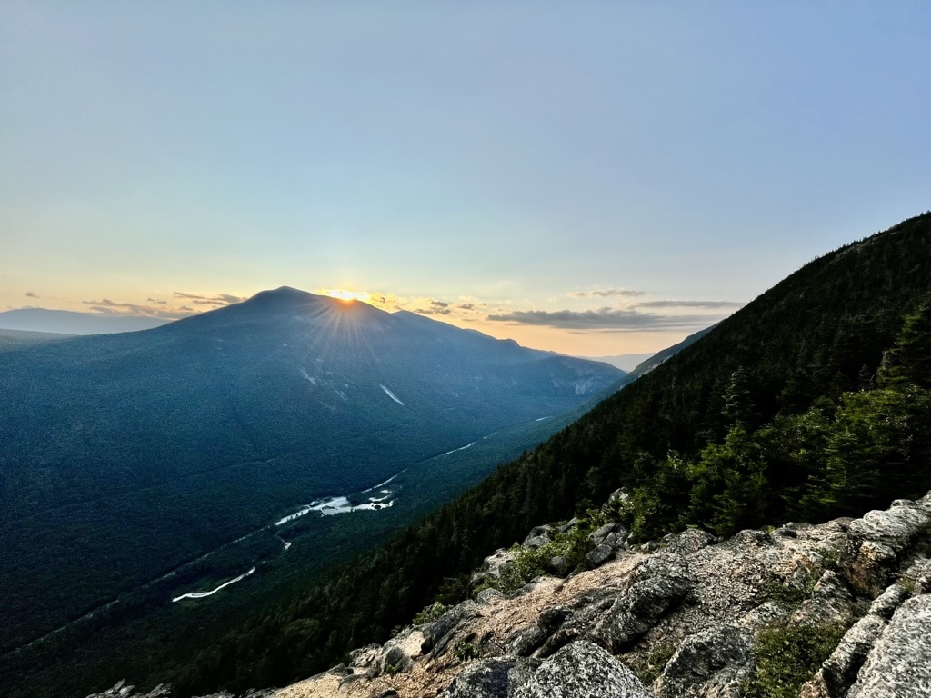 Sunset over Crawford Notch