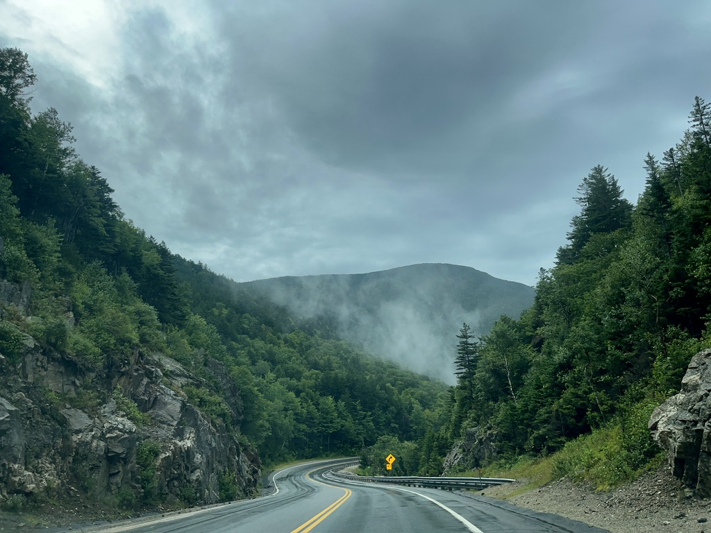 Road through the mist