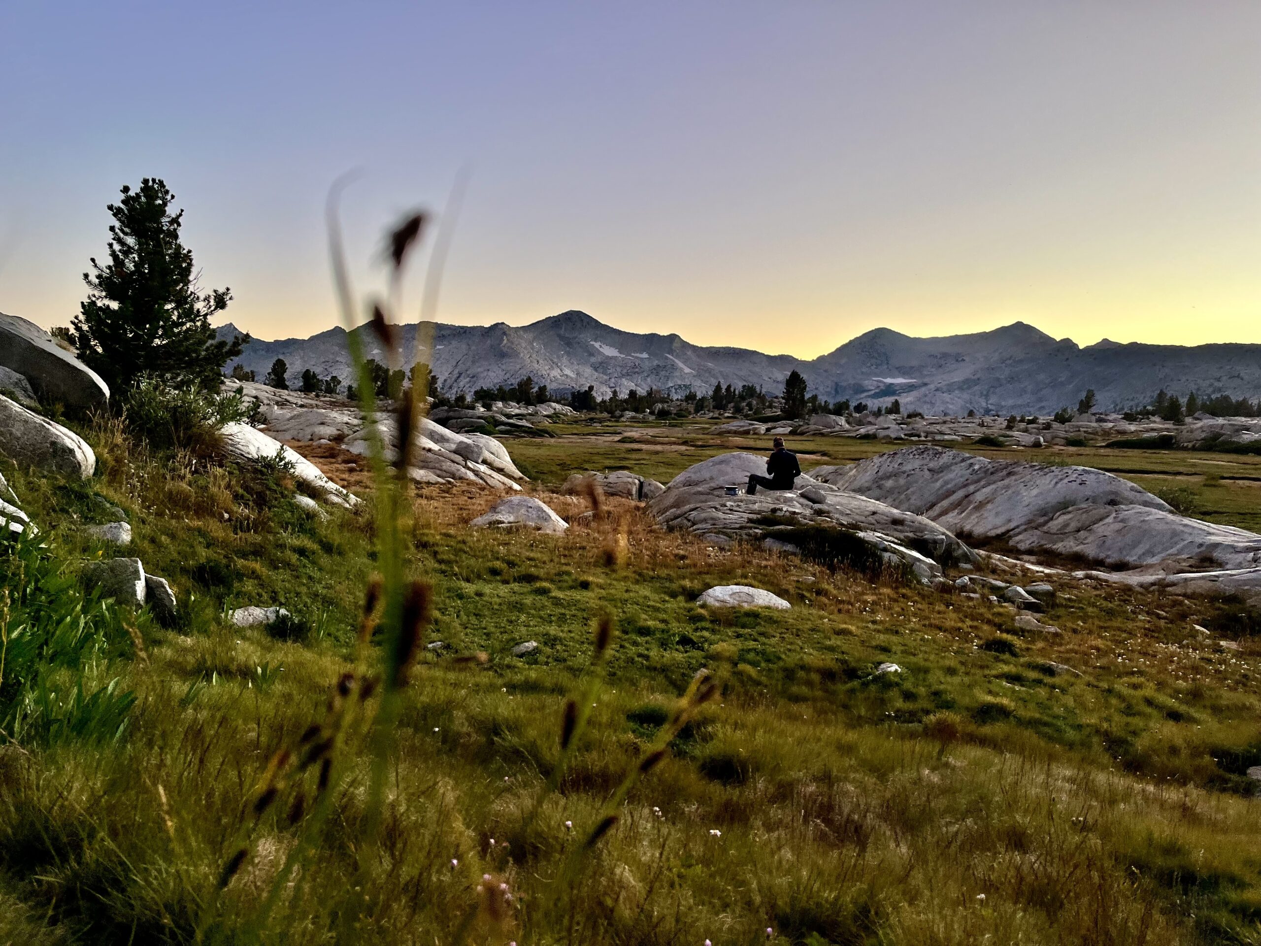 Sunset in the basin.