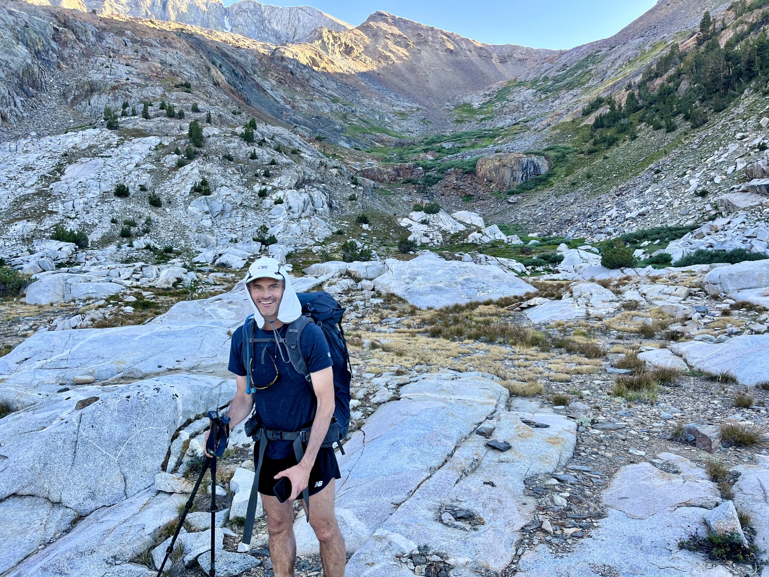 The ravine off Red Pass from the Sierra High Route